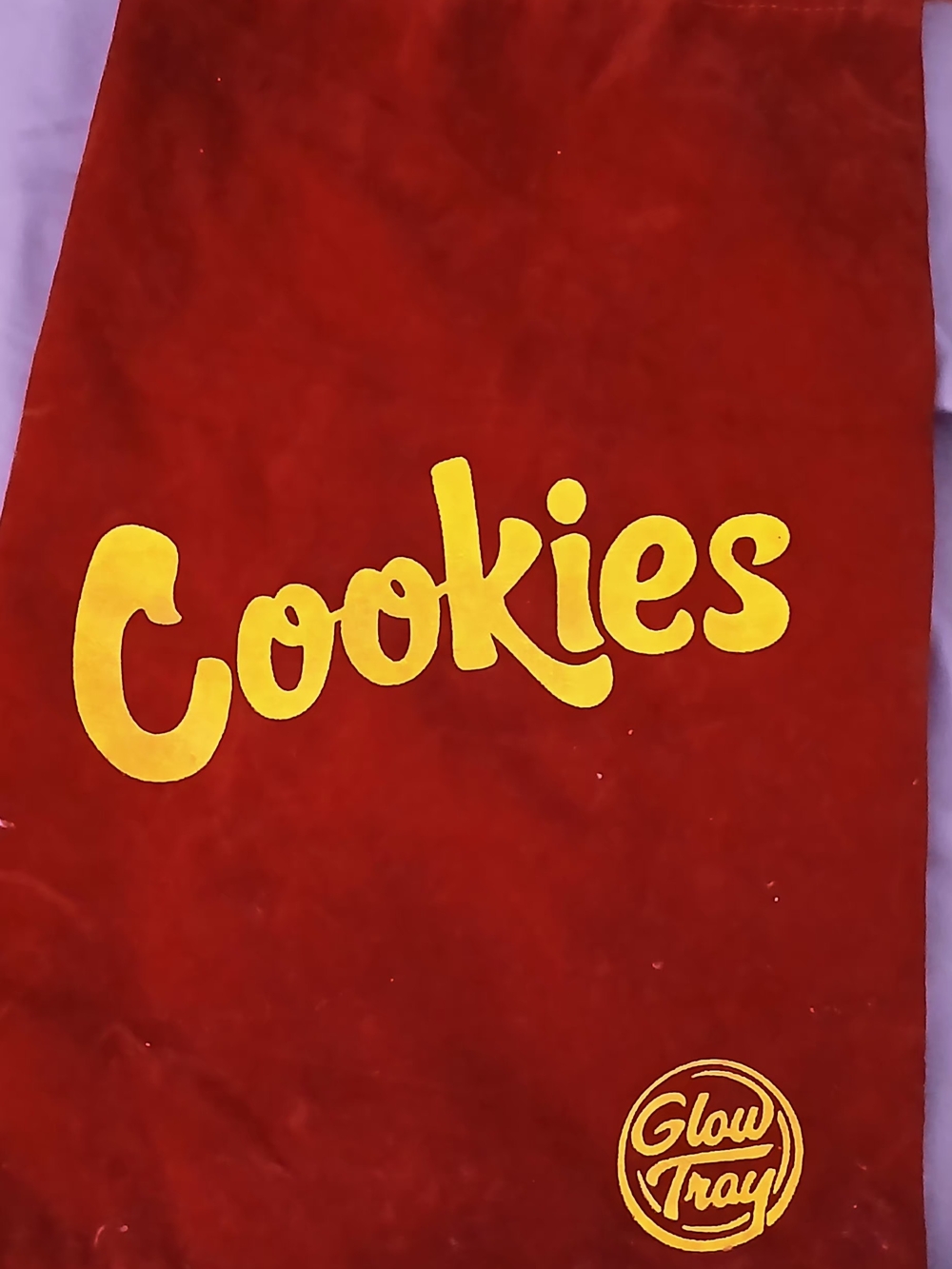Cookies Glow Tray Red Velvet Storage Bag
